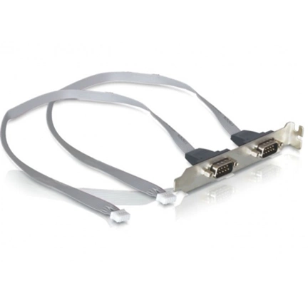 DELOCK slot bracket 2 x COM port with 2 mm pitch