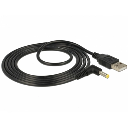 DELOCK tápkábel USB -> DC 4.0x1.7mm St/St 90o 1.5m