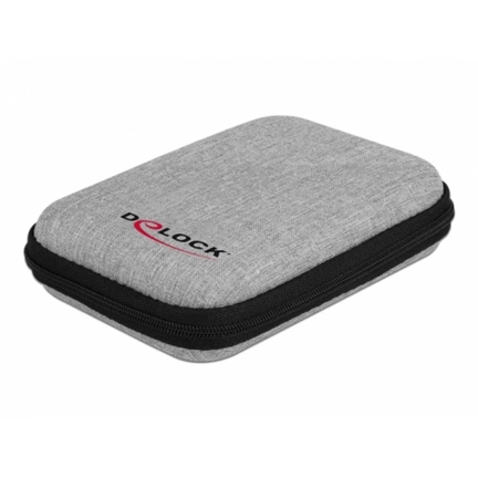 DELOCK védőtok 2,5"-es SSD-k, vagy HDD-k számára 12x8x2cm-ig