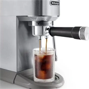 DELONGHI EC890.M Dedica Duo manuális eszpresszó kávéfőző, tartály: 1,1 l, 1450W, Ezüst