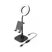 DIGIPOWER Success telefontartó és 6" kör LED