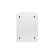 DIGITUS 10" 9U 464x312x300mm üvegajtós szürke fali rack szekrény