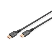 DIGITUS 16K UHD 80G 240Hz aranyozott 2.1 DisplayPort kábel 2m