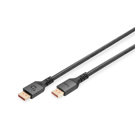 DIGITUS 16K UHD 80G 240Hz aranyozott 2.1 DisplayPort kábel 2m