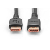 DIGITUS 16K UHD 80G 240Hz aranyozott 2.1 DisplayPort kábel 2m