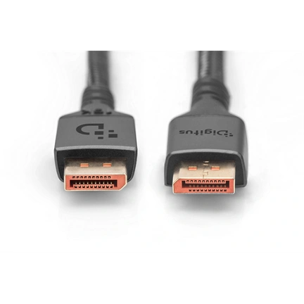 DIGITUS 16K UHD 80G 240Hz aranyozott 2.1 DisplayPort kábel 2m