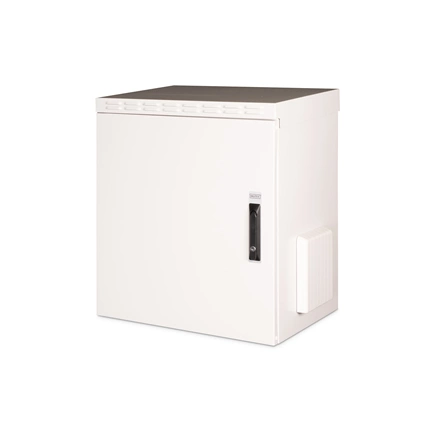 DIGITUS 19" 12U 713x600x450mm IP55 kültéri szürke fali rack szekrény
