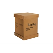 DIGITUS 19" 12U 713x600x450mm IP55 kültéri szürke fali rack szekrény