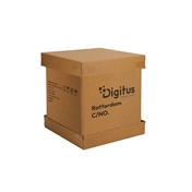 DIGITUS 19" 12U 713x600x600mm IP55 kültéri szürke fali rack szekrény