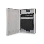 DIGITUS 19" 3U 900x600x200mm slim forgatható szürke fali rack szekrény