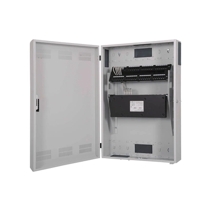 DIGITUS 19" 3U 900x600x200mm slim forgatható szürke fali rack szekrény