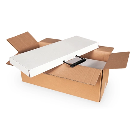 DIGITUS 19" 4U 195x505x250mm nyitott fekete fali patch konzol