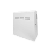 DIGITUS 19" 6U 800x640x309mm slim függőleges rögzítésű szürke fali rack szekrény