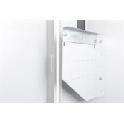 DIGITUS 19" 6U 800x640x309mm slim függőleges rögzítésű szürke fali rack szekrény