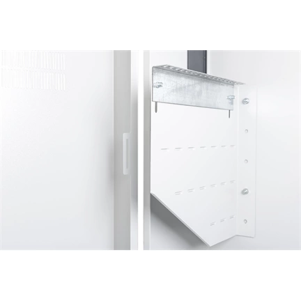 DIGITUS 19" 6U 800x640x309mm slim függőleges rögzítésű szürke fali rack szekrény