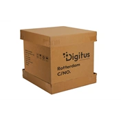 DIGITUS 19" 7U 490x600x450mm IP55 kültéri szürke fali rack szekrény