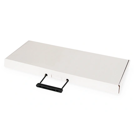 DIGITUS 19" 8U 372x505x250mm nyitott fekete fali patch konzol