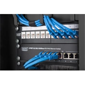 DIGITUS 19" 9U 464x312x300mm üvegajtós fekete fali rack szekrény