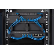 DIGITUS 19" 9U 464x312x300mm üvegajtós fekete fali rack szekrény