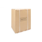 DIGITUS 19" 9U 464x312x300mm üvegajtós fekete fali rack szekrény