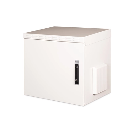 DIGITUS 19" 9U 579x600x450mm IP55 kültéri szürke fali rack szekrény