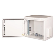 DIGITUS 19" 9U 579x600x450mm IP55 kültéri szürke fali rack szekrény