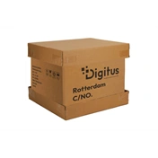 DIGITUS 19" 9U 579x600x450mm IP55 kültéri szürke fali rack szekrény
