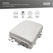 DIGITUS 24xSC simplex vagy 24xLC duplex toldóhoz kültéri FTTH optikai elosztó doboz