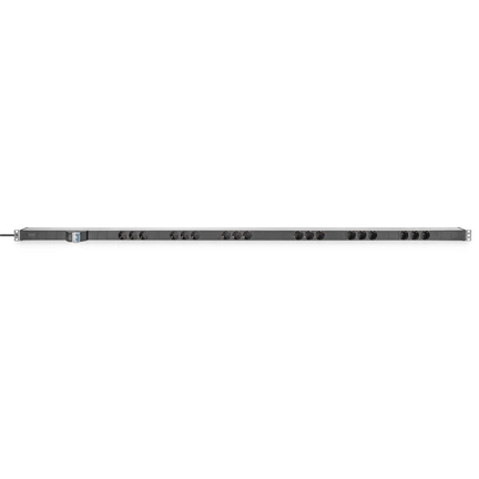 DIGITUS A-19-STRIP42-1 0U PDU 230V 16A 14xCEE 7/3 aljzat CEE7/7 csatlakozó megszakítóval 2M elosztósor