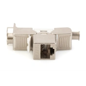 DIGITUS CAT6A árnyékolt szerszám nélkül szerelhető Keystone Jack