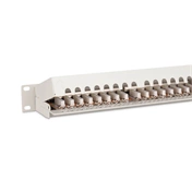 DIGITUS CAT6 24port 19" 1U kompakt szürke árnyékolt Patch Panel