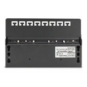 DIGITUS CAT6 8port asztali fekete árnyékolt patch panel