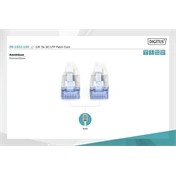 DIGITUS Cat.5e SF/UTP PVC 15m szürke patch kábel