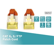 DIGITUS Cat.6A S/FTP LSZH 7m piros patch kábel