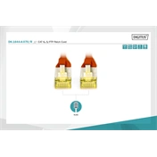 DIGITUS Cat.6A S/FTP LSZH 7m piros patch kábel