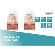 DIGITUS Cat.6 S/FTP LSZH 7m szürke patch kábel