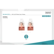 DIGITUS Cat.6 S/FTP LSZH 7m szürke patch kábel (5db/csomag)