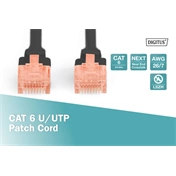 DIGITUS Cat.6 U/UTP LSZH 10m fekete patch kábel
