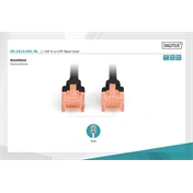 DIGITUS Cat.6 U/UTP PVC 5m fekete patch kábel