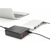 DIGITUS DA-10195 Univerzális 4 port USB Type-A/Type-C 72W töltőadapter