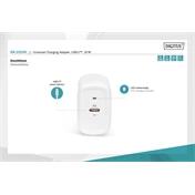 DIGITUS DA-10196 Univerzális USB Type-C 20W Fast Charge töltőadapter