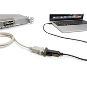 DIGITUS DA-70166 DSUB 9M RS232 USB Type-C 2.0 adapter 1m kábel