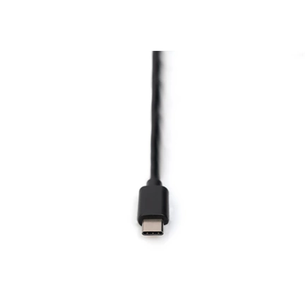 DIGITUS DA-70166 DSUB 9M RS232 USB Type-C 2.0 adapter 1m kábel