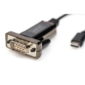 DIGITUS DA-70166 DSUB 9M RS232 USB Type-C 2.0 adapter 1m kábel