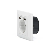 DIGITUS DA-70613 2xUSB 250V schuko süllyesztett fali aljzat