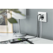 DIGITUS DA-70615 1x USB Type-C 1x Type-A 250V schuko süllyesztett fali aljzat