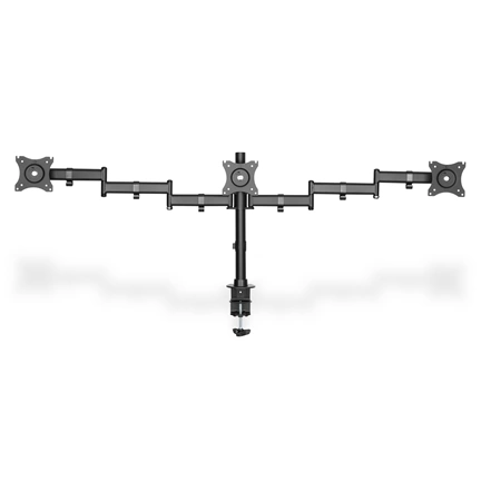 DIGITUS DA-90362 C-bilincses univerzális (VESA 75 / 100) 3-as fekete monitor tartó konzol