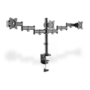 DIGITUS DA-90362 C-bilincses univerzális (VESA 75 / 100) 3-as fekete monitor tartó konzol
