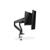DIGITUS DA-90395 C-bilincses gázrugós univerzális (VESA 75 / 100) 2-es fekete monitor tartó konzol