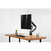DIGITUS DA-90395 C-bilincses gázrugós univerzális (VESA 75 / 100) 2-es fekete monitor tartó konzol